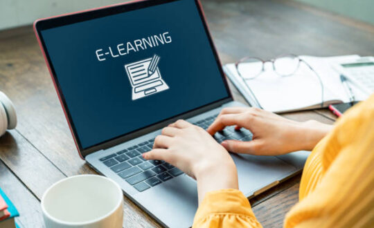 e-learning concept. Online classes.