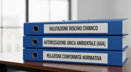 Documenti tecnici sulla sicurezza sul lavoro, con riferimenti a valutazione dei rischi specifici e autorizzazioni e adempimenti ambientali