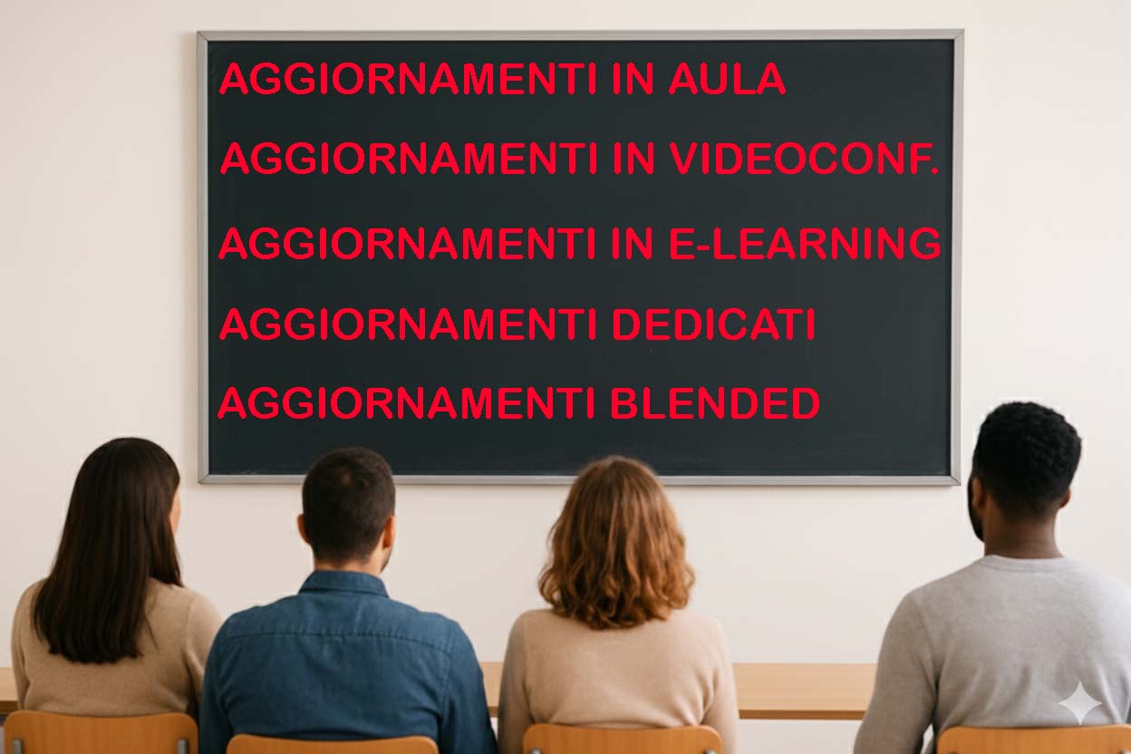 Corsi di aggiornamento formazione sicurezza per lavoratori con lezioni in aula, videoconferenza, e-learning, dedicati aziendali e blended